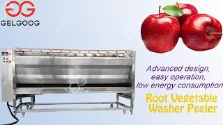 Root vegetable Brush Washer Peeler With Screw Push(Improve Efficiency)