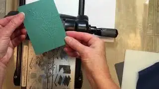 Double Embossing with Framelits Dies while using the Big Shot Embossing Mats
