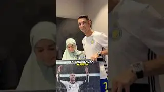 Ronaldo selalu menghargai karya fansnya😄