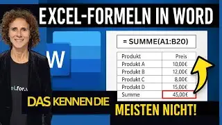 Das kennen die meisten nicht: Rechnen direkt in Word!