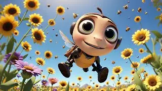 Four Bumblebees Spell B U Z Z + More Nursery Rhymes & Kids Songs