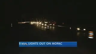 Lights out along MoPac during construction