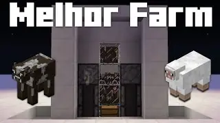 Fam de Vaca e Ovelha com separados de adultos e bebes | Melhor farm de Vaca e Ovelha! Minecraft 1.11