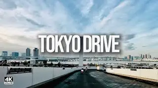 Tokyo Morning Drive POV | Ginza to Toyosu Market & Harumi (4K)