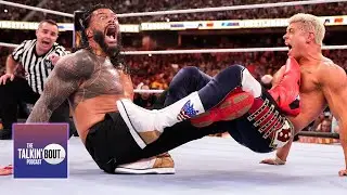 Roman Reigns defeats Cody Rhodes at Wrestlemania l The Talkin Bout&hellip; Podcast