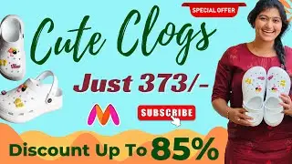 Just 373 /- 😍 Cute Clogs 👡 Budget Finds 😍 @SatyaGowriVlogs #myntrahaul #footware #budgetshopping 🔥