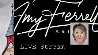 Watercolor Live Stream: Lolly's crafting friends vip group mixed media event.