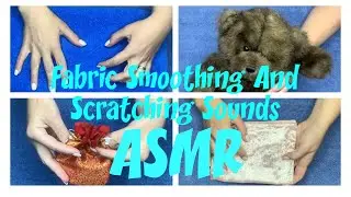 Fabric Smoothing and Scratching Sounds ASMR (No Talking, Fabric Sounds, Teddy Bear) - 3D Audio