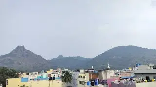 ⛰️🏔️Hill View From Our Hotel🏨 Beautiful Hill View🪟|| Vellore Hill🏔️