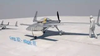Long 3D, 1-3 scale stage (Rutan inspired)