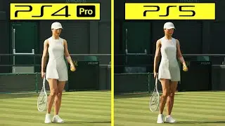Top Spin 2K25 PS4 Pro vs PS5 Graphics Comparison