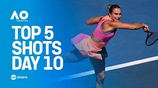 Top 5 EXPLOSIVE Shots from Day 10 ft. Tien, Alcaraz & MORE 🔥 | Australian Open 2026 Highlights 🇦🇺