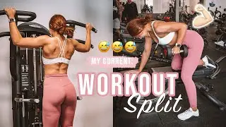MY CURRENT WORKOUT SCHEDULE & SPLIT!