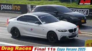 DRAG RACES: Audi RS3 🆚 BMW M240i 🆚 Audi TT 🆚 BMW X3M 🆚 Seat Leon 🔥 11s Copa Verano 2025