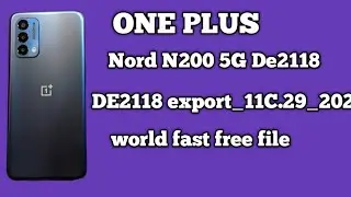 One plus nord n200 5g de2118 flash file free