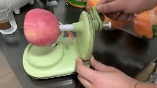 The Best $2 Kitchen Gadget? 🍎 Effortless Apple Peeling!