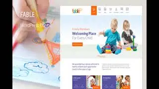Fable - Children Kindergarten WordPress Theme Full Download 2021