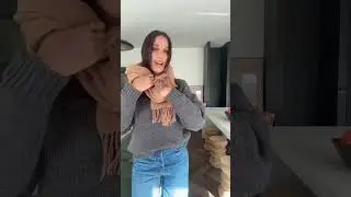 Comment porter correctement ton &eacute;charpe cet automne / hiver 🧣 #short #shorts #sarah