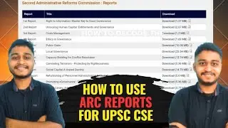 2nd ARC Reports for Ethics & Gs papers|for beginners UPSC in kannada|UPSC pyq|most expected question