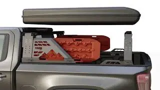 TUWA Pro&reg; GMC Sierra CHASE RACK/BEDRACK MOAB 4CX Series