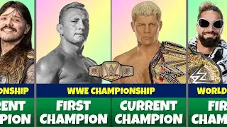 First vs Current WWE Champions of Every Title &ndash; Shocking Differences!
