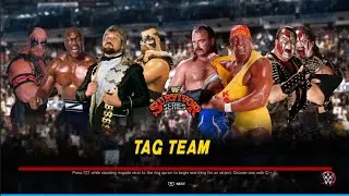 The Hulkamaniacs vs The Million Dollar Team. Survivor Series 89. WWE 2K23