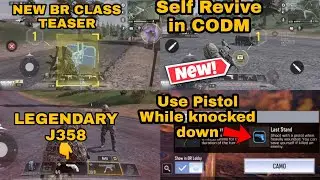 NEW BR CLASS Teaser, Self Revive, Legendary J358 Pistol in Season 1 COD Mobile