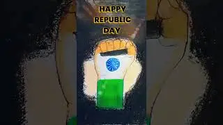 HAPPY REPUBLIC DAY ❤️ #art #drawing #OIL PASTER COLOUR DRAWING