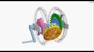 Planetary bevel roller gearbox of two speeds
