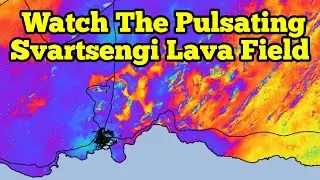 Watch Pulsating Svarstengi Lava Field, Iceland, Reykjanes Peninsula, Interferogram GPS Data