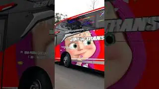 Marsha And The Bear - Bus Mode Transparan - Komnqg Jempol Trans #shorts