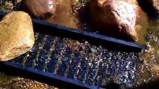 California sluice demo - Miner Mike Hancock