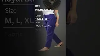 Royal Blue Pants
