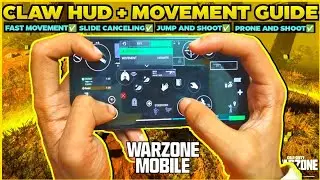 HOW TO GET BEST 4 FINGERS CLAW CONTROL SETTINGS FOR WARZONE MOBILE + MOVEMENT DRILLS