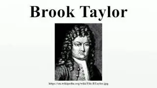 Brook Taylor
