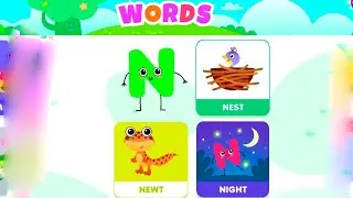 N For Nose | Abc Learning For Kids 2023 | Abc Song | Alphabet Learning | Preschool Learning Video