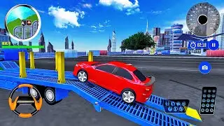 Sports Car Transport Truck Driving Simulator - Trailer Truck Driver - Android Gameplay