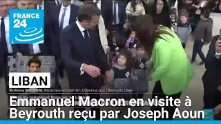 Emmanuel Macron au Liban pour soutenir les nouveaux dirigeants • FRANCE 24