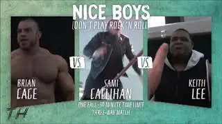 Brian Cage vs Sami Callihan vs Keith Lee Highlights HD PWG Nice Boys Dont Play Rock'N Roll