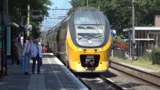 VIRM 9508 + VIRM-4 komt aan op station Veenendaal-De Klomp