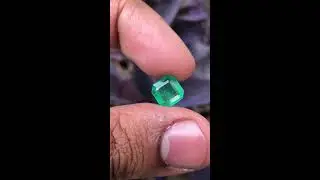 Emerald Octagon Cut Natural 2.26 cts.-Bright Green Natural Emerald Gemstone part 2