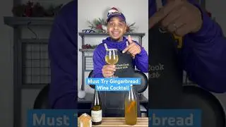 Holiday party must have: Gingerbread Wine Cocktail 🍷