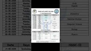 fbise annual examination 2025