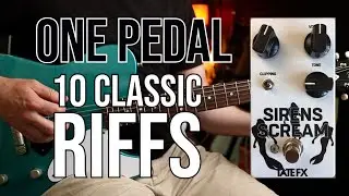 10 классических рок-риффов от ONE Pedal | Демонстрация педали TateFX Sirens Scream