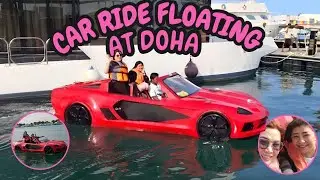Car float ride at Doha Port Qatar