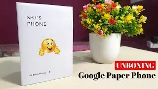 Google's Paper Phone Unboxing 🔥 वाक़ई एक अजूबा 😱 All Features in a Paper 💥