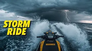 🌊 Extreme FPV Drone Chase Over Stormy Ocean | Jet Ski Stunts in 4K