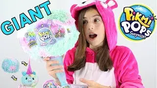NEW PIKMI FLIPS GIANT UNICORN UNBOXING | PIKMI POPS SURPRISE PLUSH & GIVEAWAY WINNER
