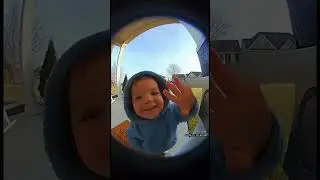 Cute baby gets locked out&hellip; #viral #cute #baby