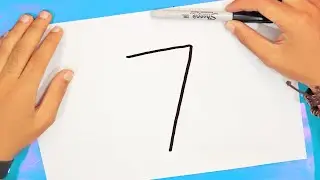 How To Turn Number 7 Into A Bird Easy